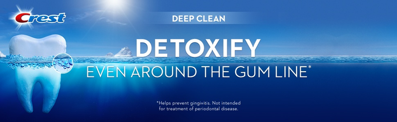 Pasta de dientes Crest Detoxify para encĂas sensiblesGráfico: Crest
